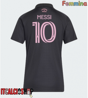 Inter Miami Lionel Messi #10 Seconda Maglia Femmina 2026-27 Manica Corta